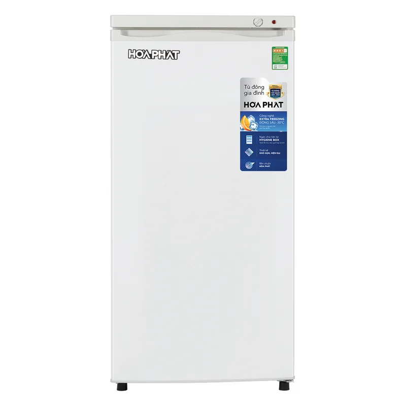 Tủ Đông Đứng Hòa Phát HPF-UAH6147 147 Lít (5 Ngăn Kéo, Dàn Hợp Kim)