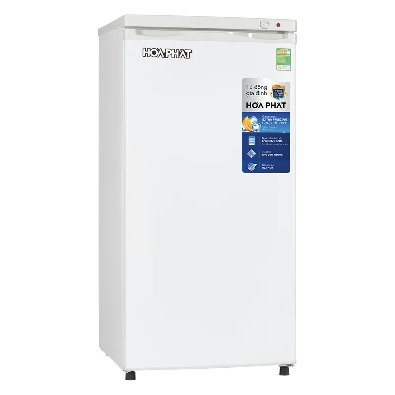 Tủ Đông Đứng Hòa Phát HPF-UAH6147 147 Lít (5 Ngăn Kéo, Dàn Hợp Kim)