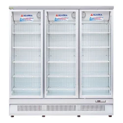 Tủ đông đứng Alaska 3 cánh kính 1540 lít IFG-1100 (IF-1100G3, dàn đồng)