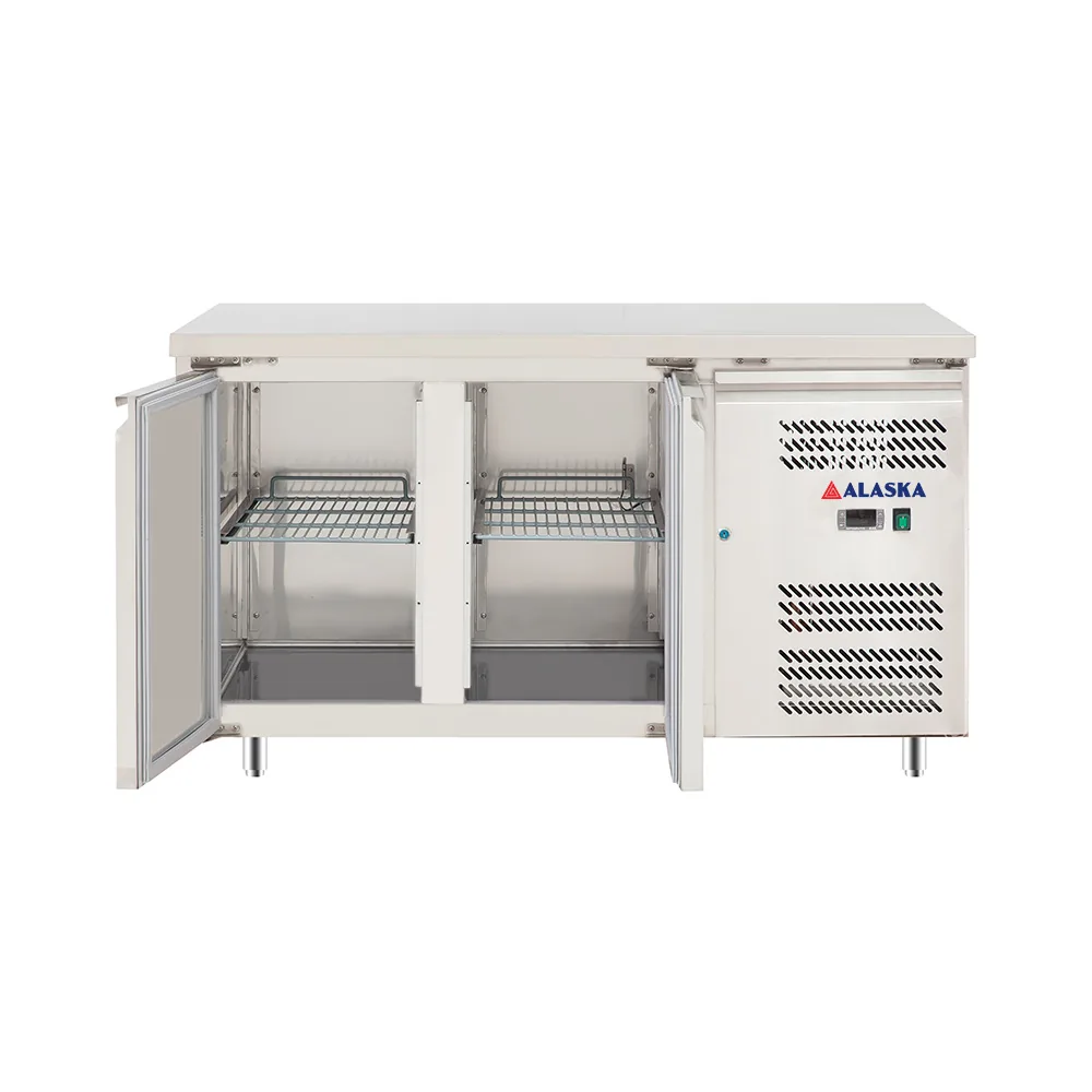 Bàn đông inox Alaska 1,36 m T-15F (2 cửa, Gas R404A) – ảnh 1