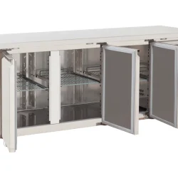 Bàn đông inox Alaska 1,8 m T-18F (3 cửa, Gas R404A) – ảnh 1