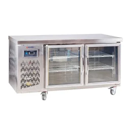 Bàn đông inox Alaska 1,8 m T-18FG (Cửa kính, Gas R404A)
