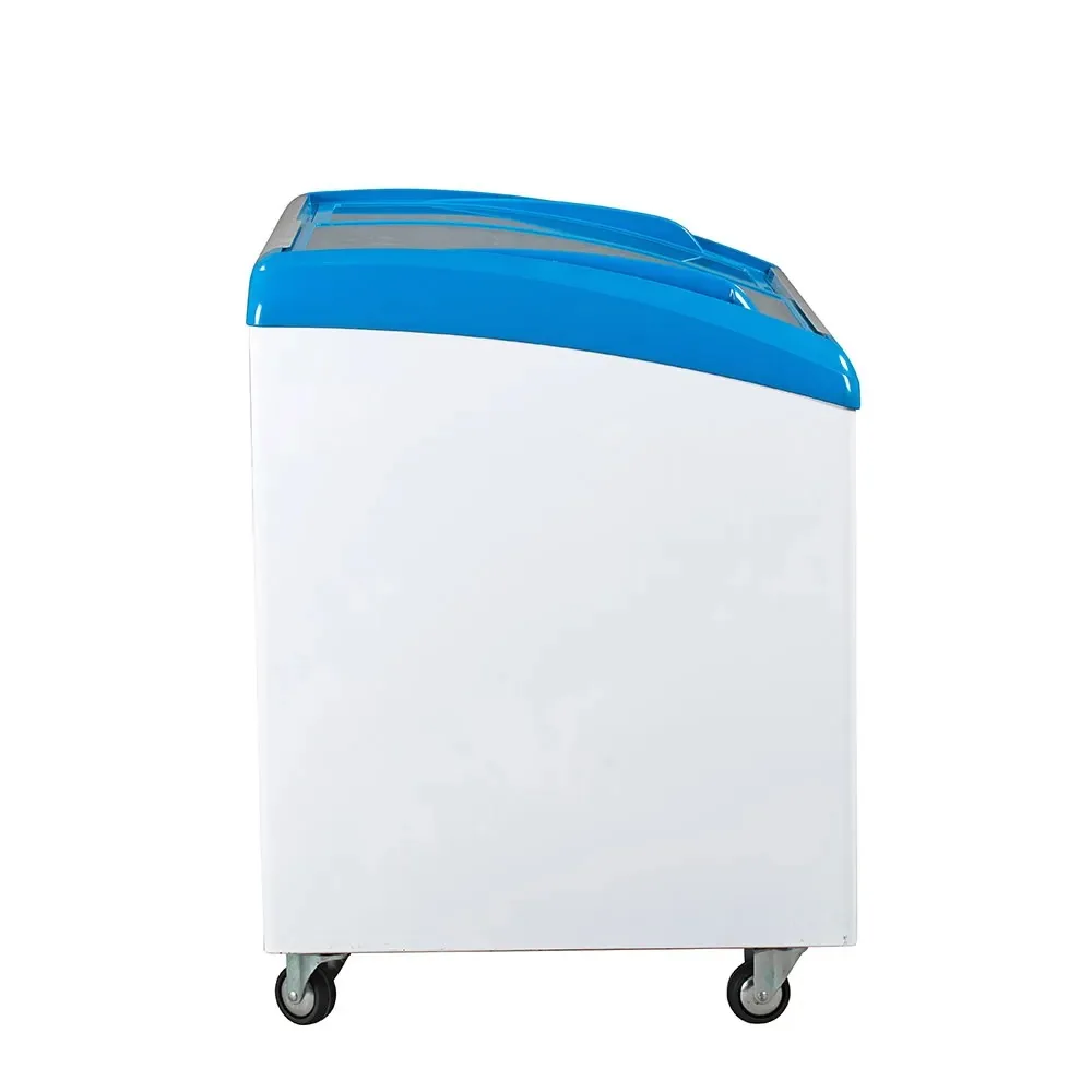 Tủ đông kính lùa cong Alaska 355 lít KC-203S (Trưng bày kem, 3 rổ) – ảnh 3