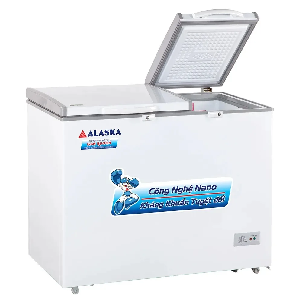 Tủ đông mát Alaska 250 lít BCD-3571 (2 ngăn, lòng tủ Nano) – ảnh 1