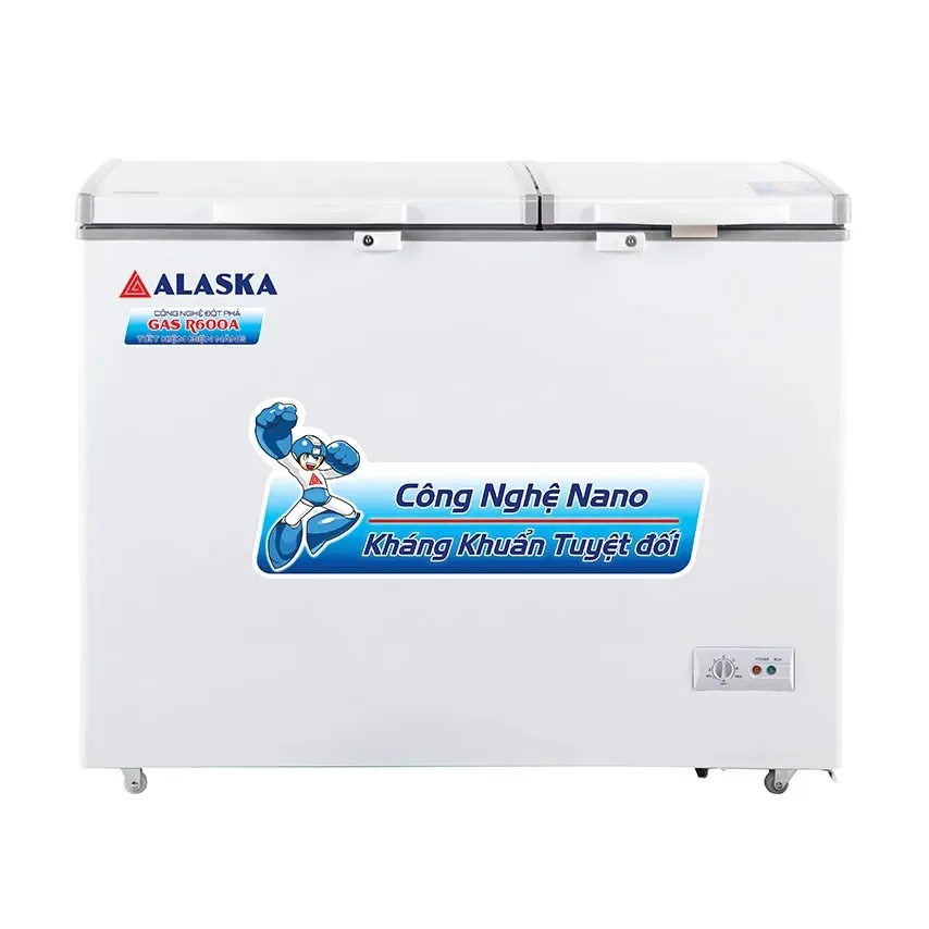 Tủ đông mát Alaska 250 lít BCD-3571 (2 ngăn, lòng tủ Nano) – ảnh 2