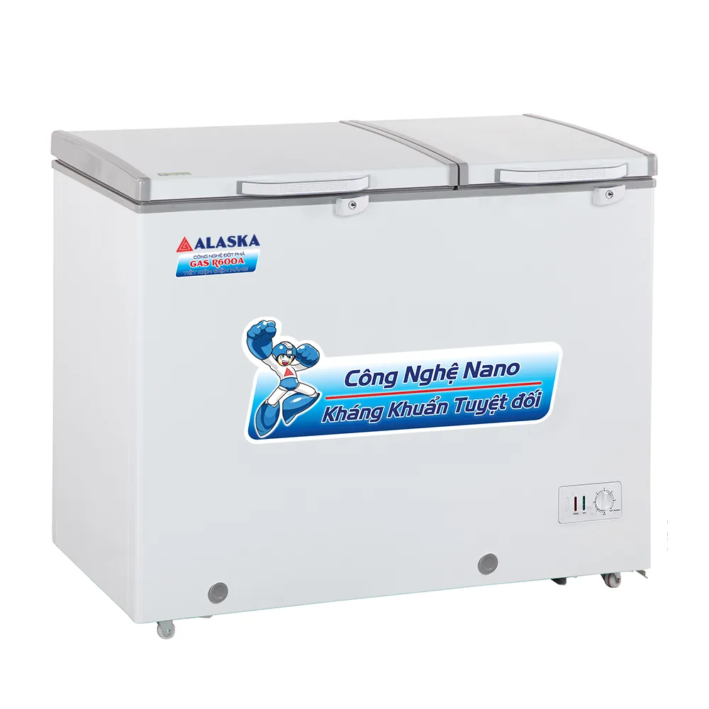 Tủ đông mát Alaska 250 lít BCD-3571 (2 ngăn, lòng tủ Nano)