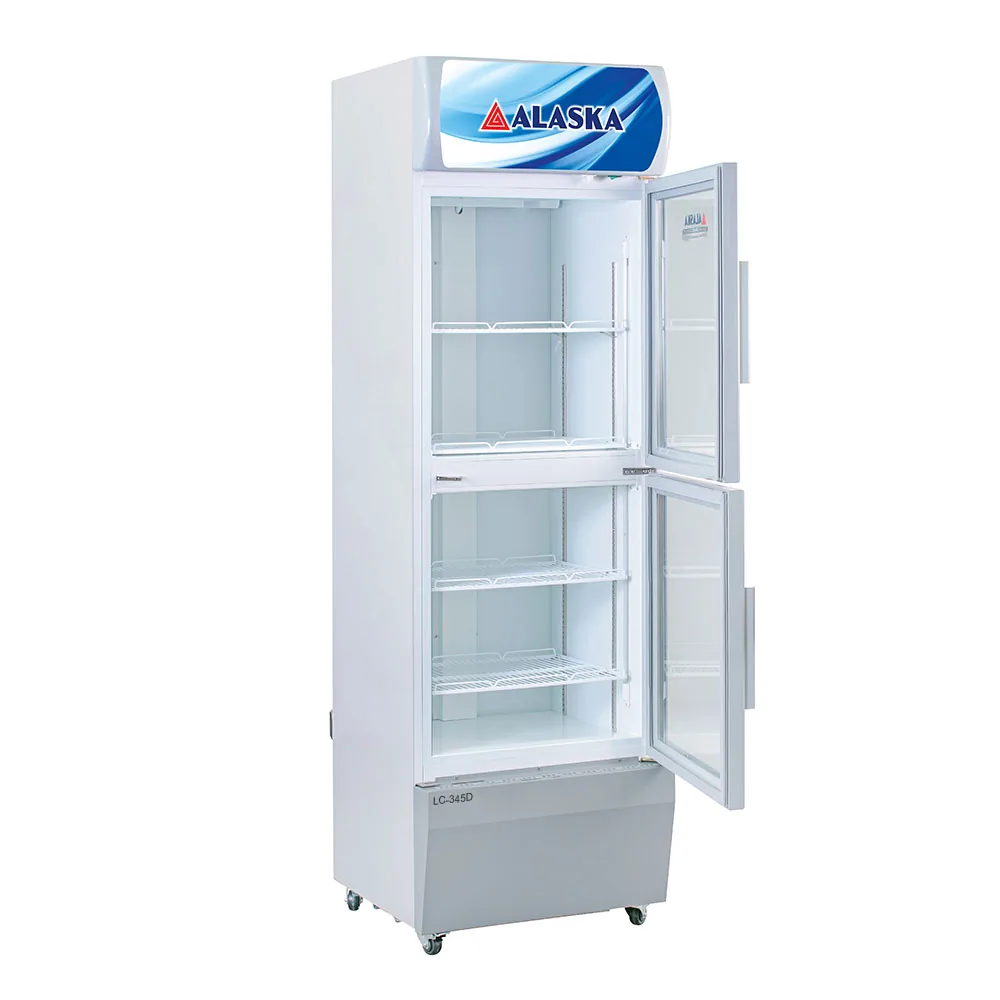 Tủ mát Alaska 345 lít LC-345D (2 cửa trên dưới, kính Low-E) – ảnh 1