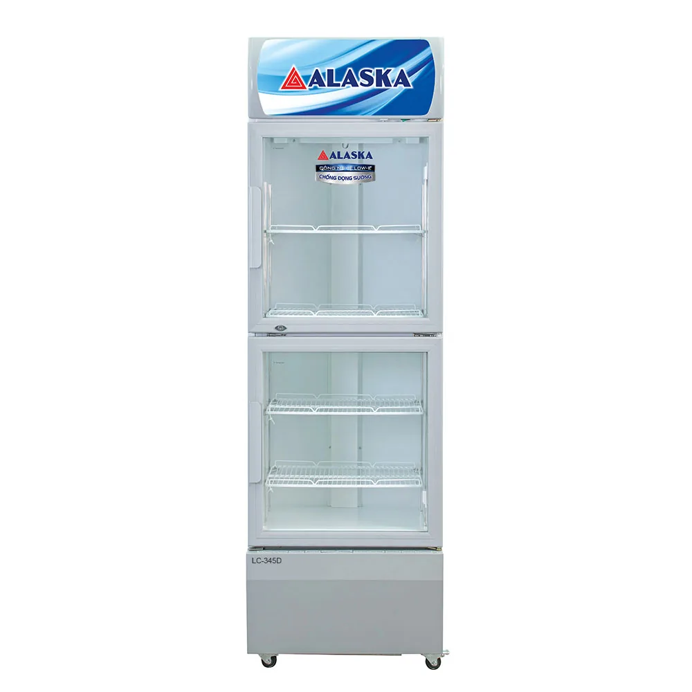 Tủ mát Alaska 345 lít LC-345D (2 cửa trên dưới, kính Low-E) – ảnh 2
