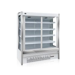 Tủ mát đứng kính lùa Oucboll 1055L LG-1500F (Làm lạnh quạt gió)
